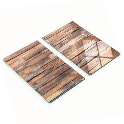 Decoratieve glazen snijplanken voor in de keuken, houten wanddecoratie, 2x30x52 cm