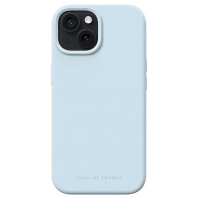 iDeal of Sweden Silicone Case MagSafe geschikt voor Apple iPhone 13 / 14 / 15 / 16E Light Blue - Lichtblauw