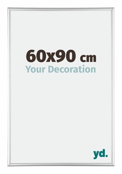 Your Decoration - Puzzellijst 60x90 cm - Zilver Hoogglans - Puzzellijst 1500-2000 stukjes - Aluminium Fotolijst - Kent