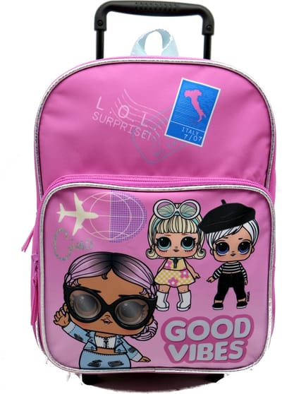 LOL Surprise Trolley Rugzak Vakantie Logeren School 3-6 Jaar - L.O.L Rugtas - Kindertrolley LOL Surprise