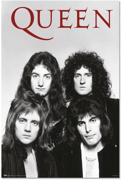 Queen poster - Freddy Mercury - Brian May - Rock - Muziek - 61 x 91.5 cm