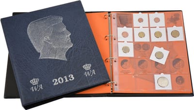 Hartberger Koning Willem Alexander muntalbum 2013-2022 Deel 1 - Het muntenalbum voor de verzamelaar! - verzamelmap insteek album insteek album munt munten Euromunten