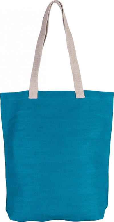 Tas Heren One Size Kimood Turquoise 70% Jute, 30% Katoen