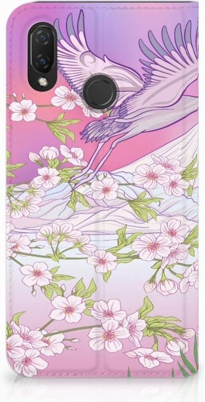 Standcase Hoesje voor Huawei P Smart Plus Hoesje maken Bird Flying