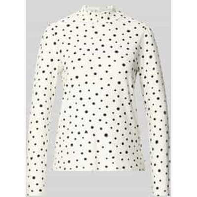 Tom Tailor Denim - Shirt met lange mouwen en patroon - Maat XL - small offwhite black dot print