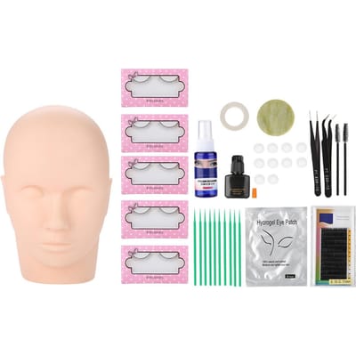 Wimperverlenging Gereedschapskit Make-up Semi-permanente Wimper Grafting Oefen Training Set