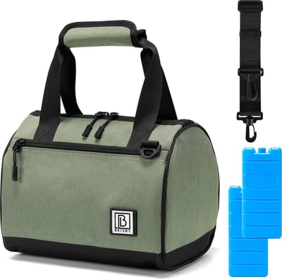 Brisby 4 Laags Geïsoleerde Koeltas - Lunchtas 10 Liter - Groen