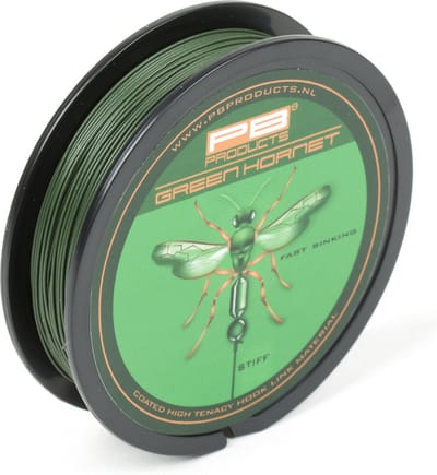 PB Products - Green Hornet - Gecoat Onderlijn Materiaal - 20 meter - 25 lb