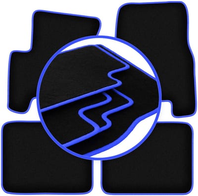 CARLUX-BLUE automatten voor: SsangYong Korando II (KJ) SUV (1998-2006)