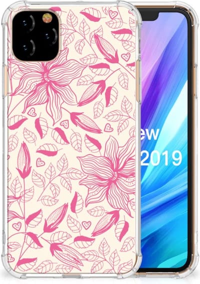 Apple iPhone 11 Pro Max Case Pink Flowers