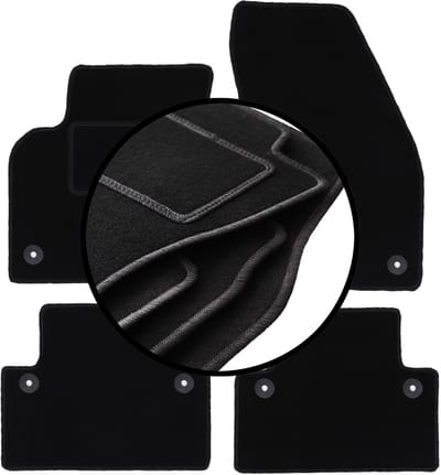 Complete set veloursmatten voor: Volvo S40 II sedan (2004-2012)
