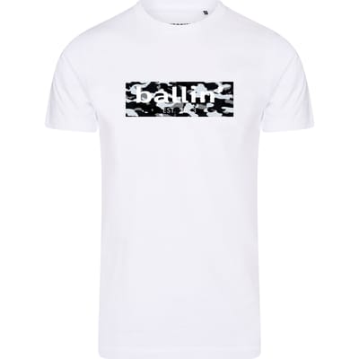 Ballin Est. 2013 - Heren Tee SS Camo Block Shirt - Wit - Maat XXL
