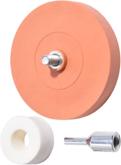 Sticker Verwijderaar - Rubberen Schijf - Auto Reinigen - Niet-destructief - 4 Inch - Grijs