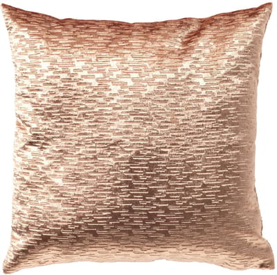 Dutch Decor JADI - kussenhoes 45x45 cm - met glans - Tawny Brown - bruin - met rits - zonder binnenkussen