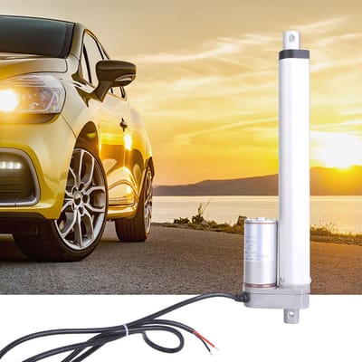 Actionneur Linéaire Électrique JS TGZ U1 Moteur CC 30mm s 300N 12VCC IP45 pour Multiples Usages(200mm )