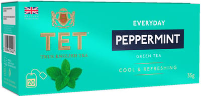 Groene thee True English Tea Everyday Peppermint, 20 st.