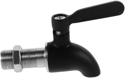 Dailygoods - SHINEOFI Vervangende tapkraan van roestvrij staal 304 14 mm uitloop waterdispenser en sapdispenser kraan hygiënisch en robuust voor drankcontainers