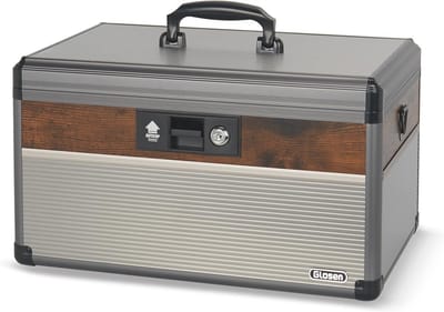 Afsluitbare Opbergdoos met Slot - Organiseer en Bescherm Persoonlijke Voorwerpen 39x20x20 cm