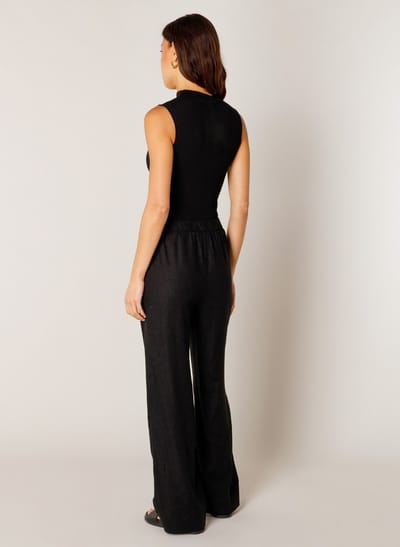 BASE LEVEL Yul Pants - Black - maat 40