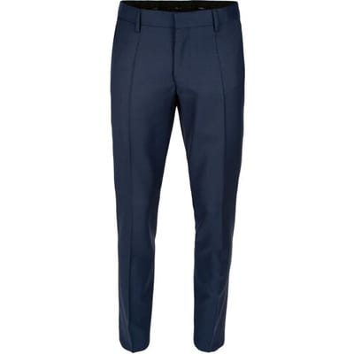 Roy Robson Broek Super 110's Uni Colour Royal Blue / male