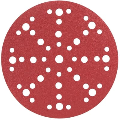 Radix - Schuurschijf - Pro - Klittenband 150 mm - P80 – 49 stofgaten (50 stuks)