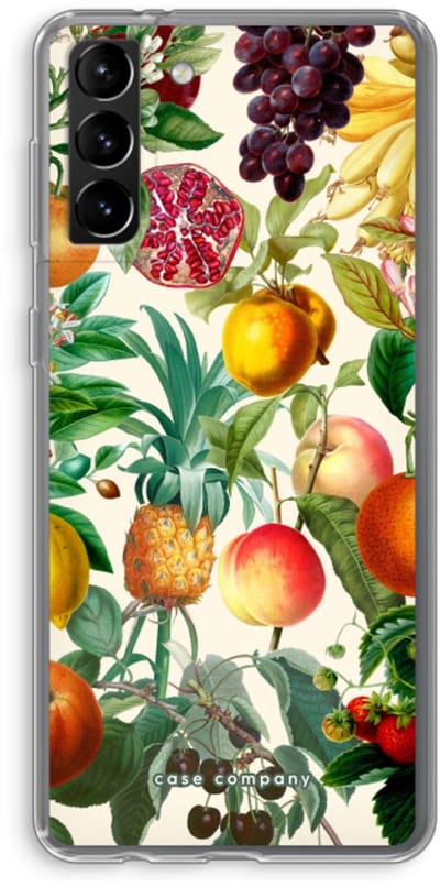 Case Company® - Hoesje geschikt voor Samsung Galaxy S21 Plus hoesje - Classic Flora - Soft Cover Telefoonhoesje - Bescherming aan alle Kanten en Schermrand