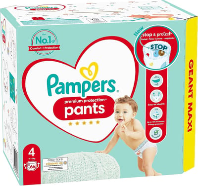 Wegwerpluiers - Babyluiers - Babyverzorging - Huidbescherming - Maat 4 - Wit