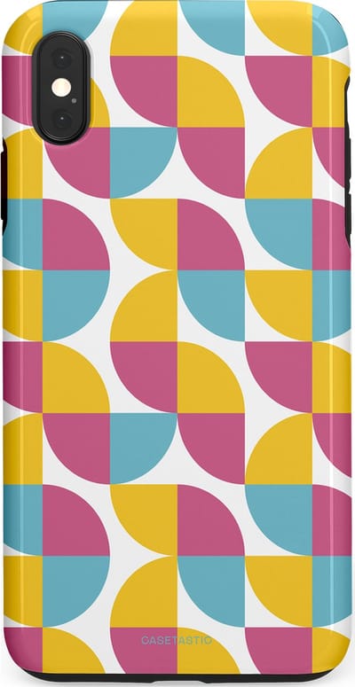 Casetastic Hoesje Geschikt voor Apple iPhone Xs Max - Stijlvolle Beschermende Duo-layer Case - Cirkeldroom