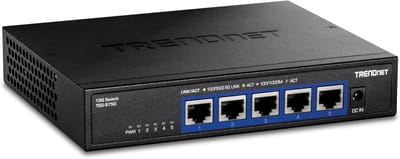 5-poorts 10G-schakelaar met 100 Gbps schakelcapaciteit - Ondersteunt 2.5G/5G-BASE-T-verbindingen