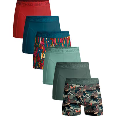 Muchachomalo Boxershort Heren – 6 Pack – 95% Katoen – Heren Ondergoed – Kleding – Stevig Ondergoed – Onderbroeken Heren