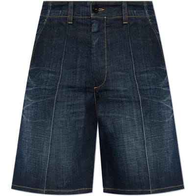 Dsquared2 Donkere Bermudashort Denim Marineblauw