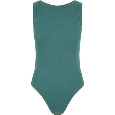 Urban Classics - Rib Tank Bodysuit - XS - Groen