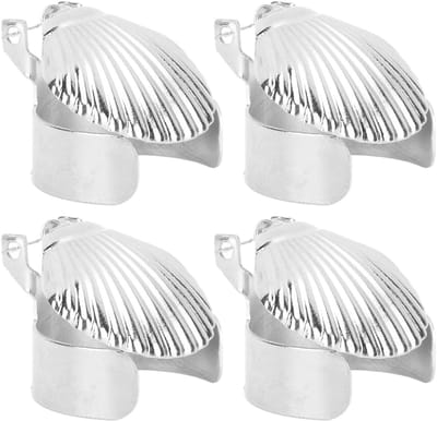 Kaarsendover met Metalen Omhulsel Automatische Stop voor Het Blussen van Kaarsen Werkt met pilaar- en Verjaardagskaarsen Veiligheidsbescherming van Ijzermateriaal (SILVER)