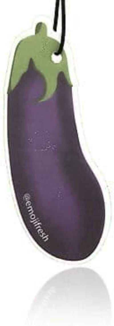 CGB Emoji Cheeky Eggplant Pack of 2 Air Fresheners