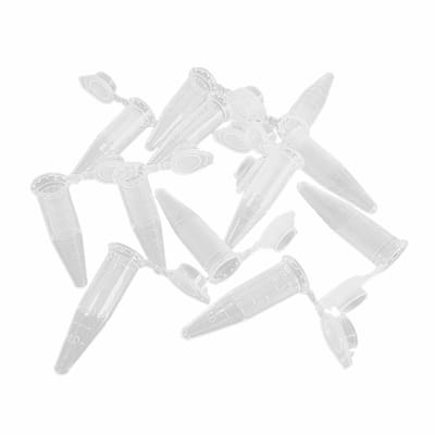 Centrifuge Buizen - Reageerbuisjes Flessen - Monster Opslag - Druksluiting Snapfit Deksel - 50 Stuks 1.5ml - Transparant