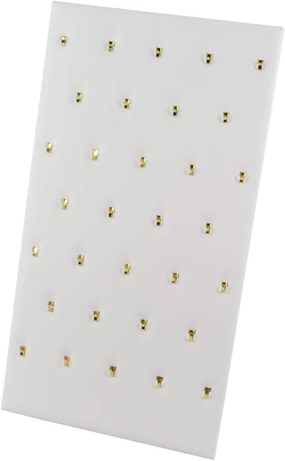 Hanger Display Stand - Sieradenhouder - Sieraden Presenteren - 32 Haken - 360 x 194 mm - Wit