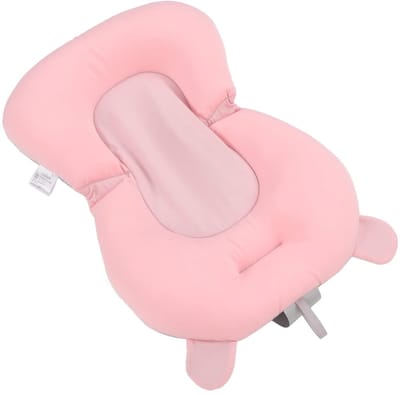 Dailygoods- Babybadkussen Antislip - Drijvende Badmat - Verstelbaar Kussen - Ondersteuning Hoofd/Nek/Rug - Comfortabel en Veilig