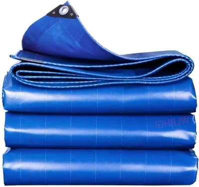 Zeildoek Waterdicht - Afdekhoes Tarp - Voorwerpen Beschermen - UV- en Weerbestendig - 3 x 10 m - Blauw