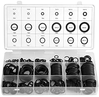 Allecto - O-Rings - Rubber Gasket Assortment Kit - 279 Stuks - Zwart - Hydraulische Ring - Geschikt voor Auto's