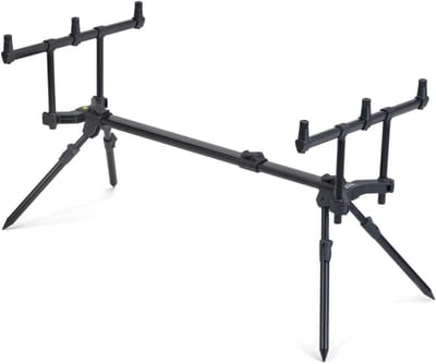 Rod Pod - Hengelssteun Vissteun - Stabiliteit Vissen - Verstelbare Pootpositie - 65-100cm Uittrekbaar - Zwart