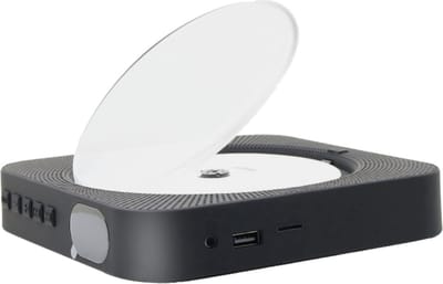 Somstyle Draagbare CD Speler met Speaker - Wall Mount - Bluetooth - 3.5 MM Aux - CD / CD-R / CD-RW - Met Radio - Zwart