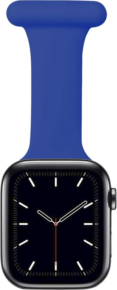 MY PROTECT - Verpleegkundige Zorg Bandje - Geschikt Voor Apple Watch Bandje - Series 1/2/3/4/5/6/7/8/9/10/SE/Ultra - 44mm - 45mm - 46mm - 49mm - Blauw