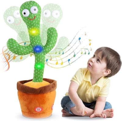 Dansende Cactus Speelgoed – TikTok – Pratende Knuffel – 60 liedjes – Recorder – Zingende – Interactieve knuffel