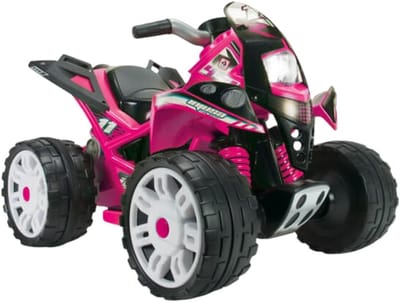 Elektrische Kinderauto - Kindervoertuig Quad - Buiten Spelen - Brede Wielen - 80 cm Lengte - Roze