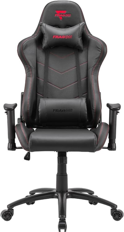Gaming Stoel FragON 2X-Serie Rev. 2.0 - Gamestoel Ergonomisch Verstelbaar - Bureaustoel - Gaming Chair voor Bureau - Zwart