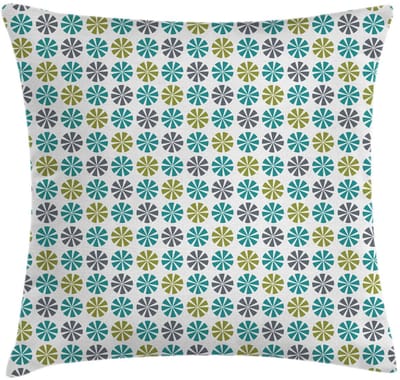ABAKUHAUS Abstracte Kussenhoes – Decoratief – 45x45 cm – Dubbelzijdig bedrukt, rits