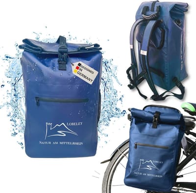 3-in-1 Fietstas Rugzak en Schoudertas – Waterdichte 23 Liter Met Reflectoren