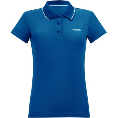 Dames Maverick V Polo met logo en V-vormige uiteinden