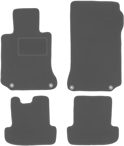 Grafiet automatten voor: Mercedes W207 Coupé E-Klasse (2009-)