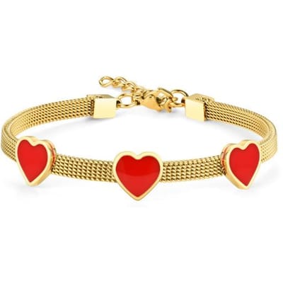 Bracelet en acier titane amour mode européenne et américaine goutte Nectarine en forme de coeur Couple Bracelet Version coréenne Bracelet or